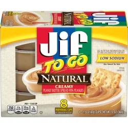 Jif To Go Natural Peanut Butter