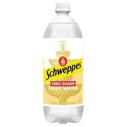 Schweppes Zero Sugar Tonic Water, 1 L bottle