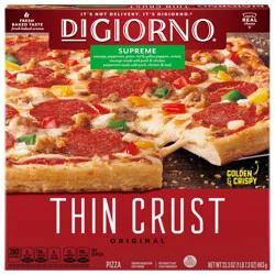 DiGiorno Thin Crust Original Supreme 12in Frozen Pizza