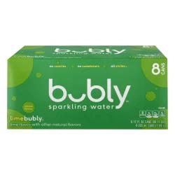 bubly Lime Sparkling Water 12 Cans 8 oz Can 8 ea