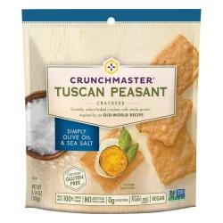Crunchmaster Tuscan Peasant Simply Olive Oil & Sea Salt Crackers