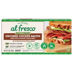 Al Fresco Fully Cooked Uncured Chicken Bacon