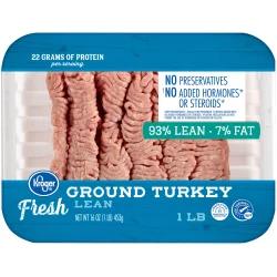 Kroger Fresh Ground Turkey 93% Lean