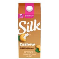 Silk Unsweetened Creamy Cashew Milk
