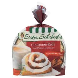 Sister Schubert's Cinnamon Rolls With Cream Cheese Frosting