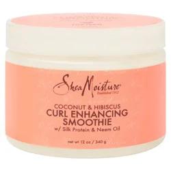 SheaMoisture Coconut and Hibiscus Curl Enhancing Smoothie For Thick Curly Hair - 12oz