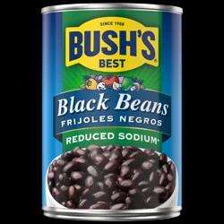Bush's Reduced Sodium Black Beans - 15oz