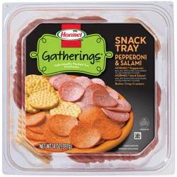 Hormel GATHERINGS Snack Tray Pepperoni and Salami