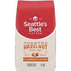 Seattle's Best Coffee Toasted Hazelnut Flavored Ground Coffee | 12 Ounce Bag