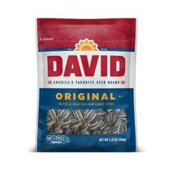 DAVID Seeds Original Salted and Roasted Sunflower Seeds, Keto Friendly Snack