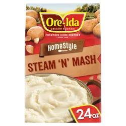 Ore-Ida Home Style Steam'N' Mash Recipe Ready Pre-Cut Russet Potatoes Frozen Side Dish
