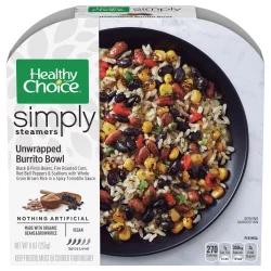 Healthy Choice Cafe Steamers Simply Organic Unwrapped Burrito Bowl