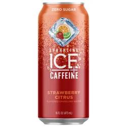 Sparkling Ice +Caffeine Strawberry Citrus 16oz Can