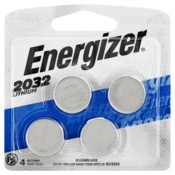Energizer 2032 Batteries - 4pk Lithium Coin Battery