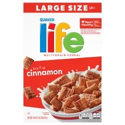 Quaker Life Multigrain Cereal Cinnamon 18 Oz