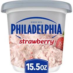 Philadelphia Strawberry Cream Cheese Spread, 15.5 oz Tub
