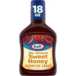 Kraft Sweet Honey Slow-Simmered Barbecue Sauce Bottle