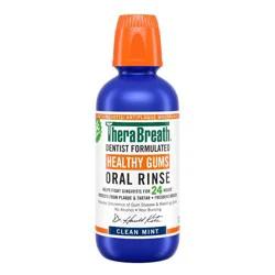 Therabreath Healthy Gums Mouthwash Clean Mint - 16 fl oz