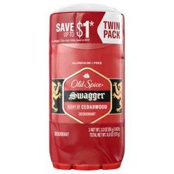 Old Spice Red Collection Swagger Scent Deodorant for Men - 2 Pack - 3 oz