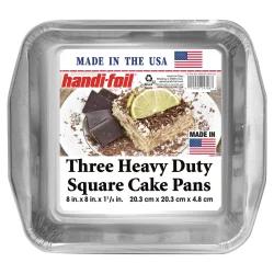 Handi-foil Heavy Duty Square Cake Pans