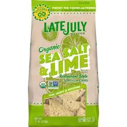 Late July Sea Salt & Lime Restaurant Style Tortilla Chips