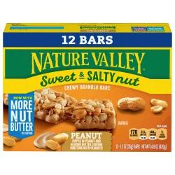 Nature Valley Granola Bars, Sweet and Salty Nut, Peanut, 12 ct, 14.8 oz