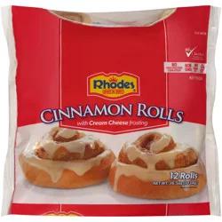 Rhodes Cinnamon Rolls with Cream Cheese Frosting, 12 ct