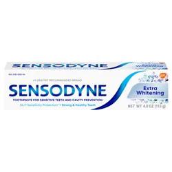 Sensodyne Extra Whitening Sensitive Teeth Whitening Toothpaste - 4 Ounces