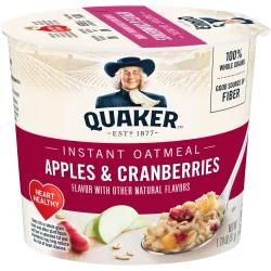 Quaker Apples & Cranberries Instant Oatmeal
