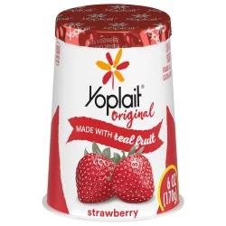 Yoplait Original Yogurt, Original Strawberry, Low Fat Yogurt, 6 oz