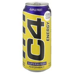 C4 Sport CarboNaturaled Zero Sugar Energy Drink Purple Frost