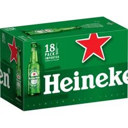 Heineken Original Lager Beer, 18 Pack, 12 fl oz Bottles