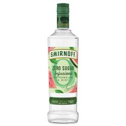 Smirnoff Zero Sugar Infusions Watermelon & Mint (Vodka Infused with Natural Flavors & Essence of Real Botanicals), 750 mL