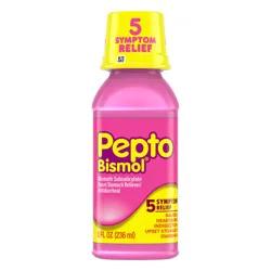 Pepto-Bismol 5 Symptoms Digestive Relief Original Liquid - 8 fl oz