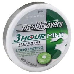 Breath Savers Spearmint Sugar Free Breath Mints Tin, 1.27 oz