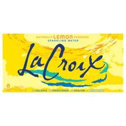 La Croix LaCroix Lemon Sparkling Water - 8-12 Oz