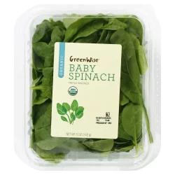 GreenWise Organic Triple Washed Baby Spinach