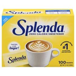 Splenda Packets Zero Calorie Sweetener 100 ea