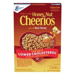Honey Nut Cheerios Heart Healthy Cereal, 10.8 OZ Box
