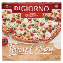 DiGiorno Thin & Crispy Tomato Mozzarella with Pesto