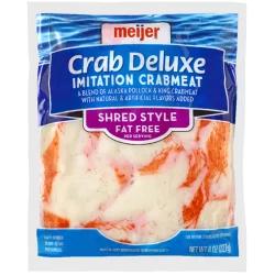 Meijer Shred Style Crab Deluxe Imitation Crabmeat