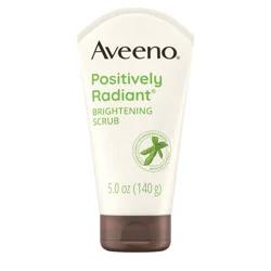 Aveeno Positively Radiant Skin Brightening Exfoliating Daily Facial Scrub, Moisture-Rich Soy Extract, helps improve skin tone & texture, Oil-& Soap-Free, Hypoallergenic