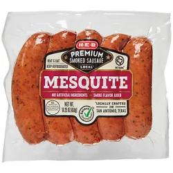 H-E-B Mesquite Smoked Sausage
