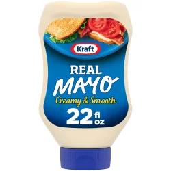 Kraft Real Mayo Creamy & Smooth Mayonnaise Bottle