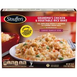 Stouffer's Large Family Size Grandma's Chicken & Vegetable Rice Bake Frozen Meal