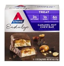 Atkins Caramel Nut Endulge Treat Bar 5Ct