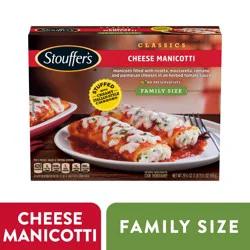 Stouffer's Family Size Cheese Manicotti