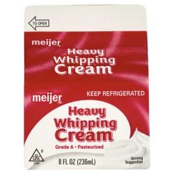 Meijer Whipping Cream
