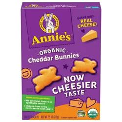 Annie's Organic Baked Cheddar Bunnies Snack Crackers 7.5 oz