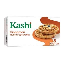 Kashi Frozen Waffles, Cinnamon, 10.1 oz, Frozen